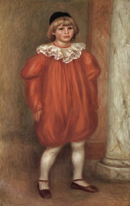 Pierre Renoir The Clown Sweden oil painting art